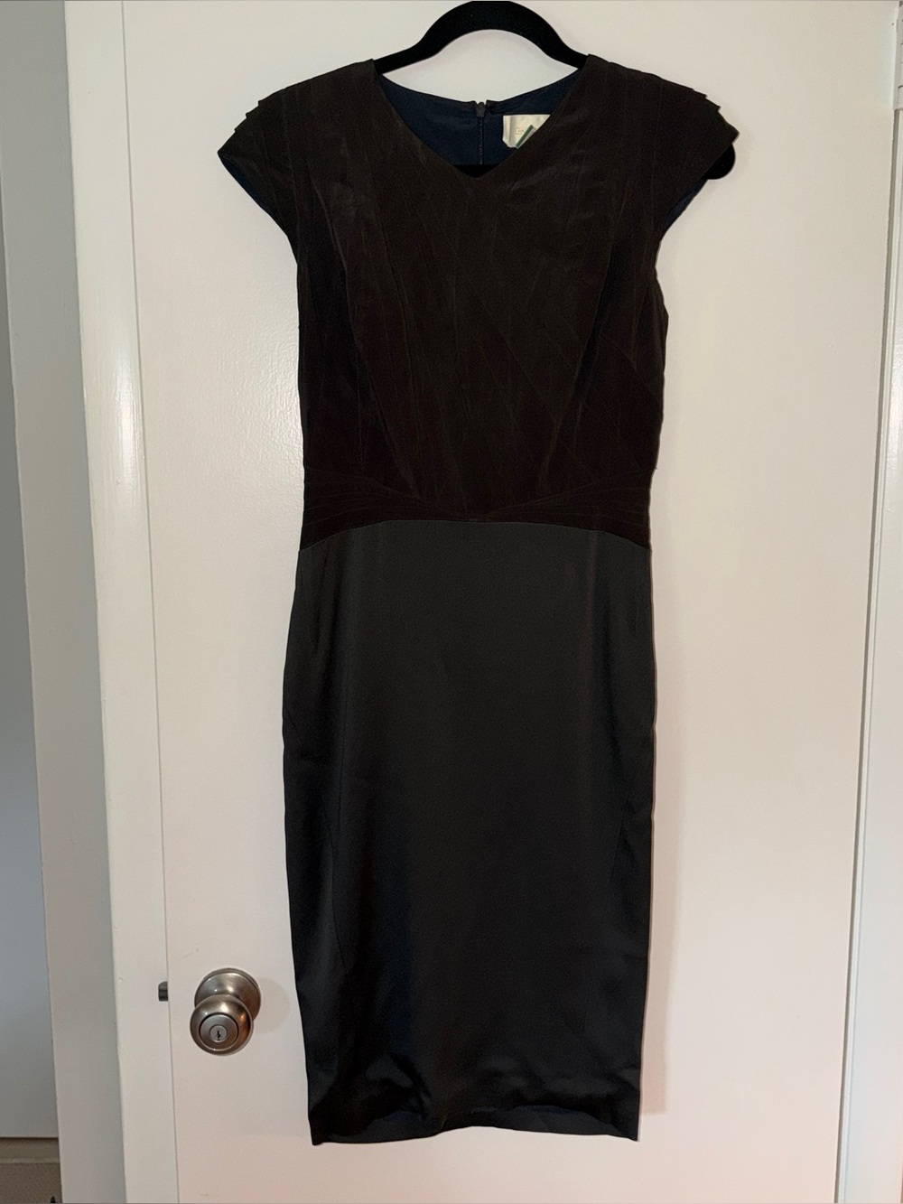 Zac Posen Fitted Silk Dress
